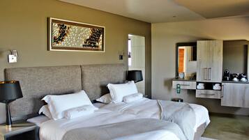 1 quarto, roupas de cama premium, camas Tempur-Pedic, cofres nos quartos