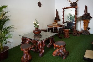 Sala de estar en el lobby