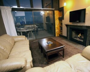 TV, fireplace, ping pong