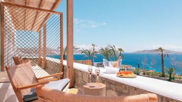 Vista para praia/oceano