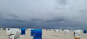 Vlak bij het strand