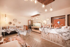 Daily buffet breakfast (EUR 15 per person)