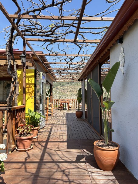 Entrada de la propiedad