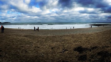 On the beach