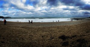 On the beach