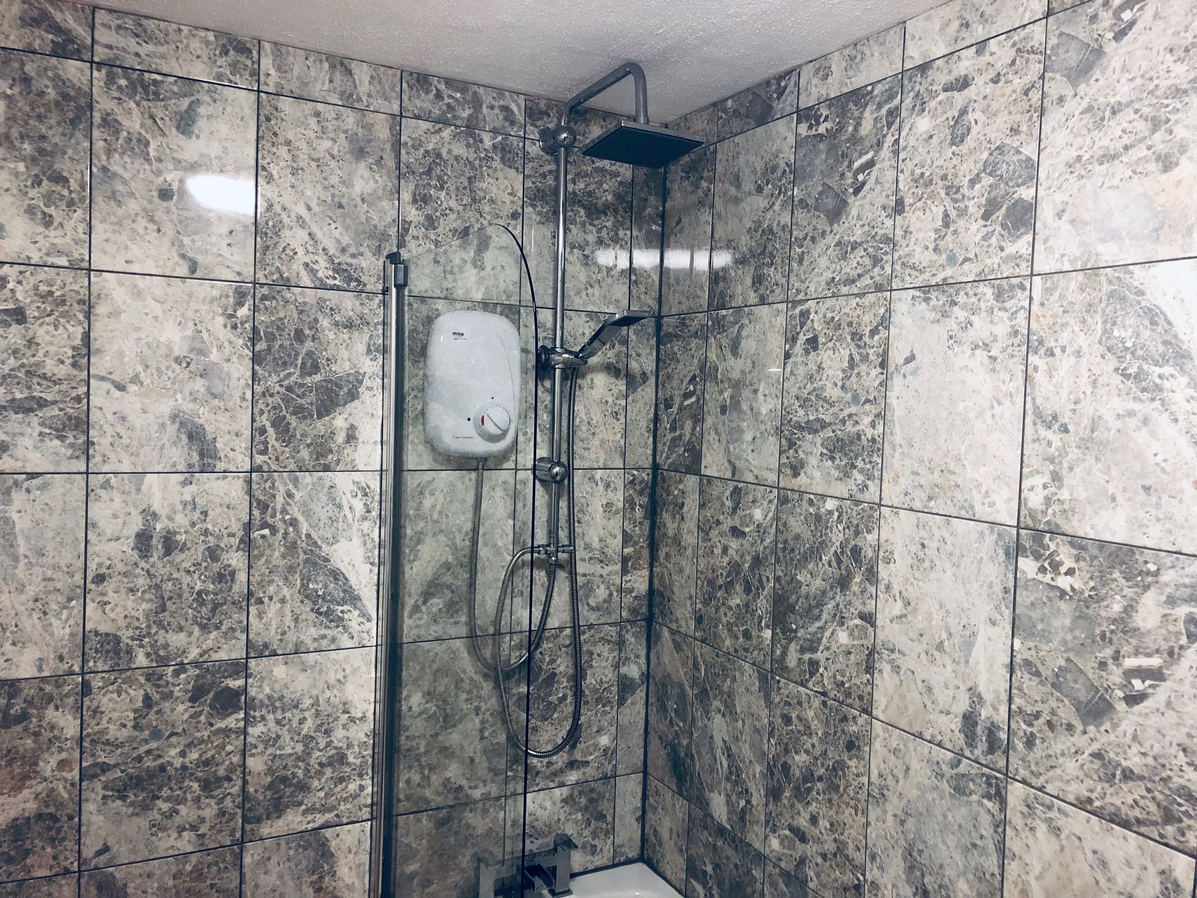 premier double or twin room, sea view | bathroom shower