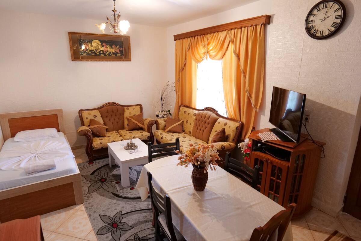 Desk, iron/ironing board (on request), free WiFi, bed sheets