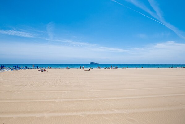 Vlak bij het strand