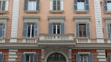 Voorkant van accommodatie