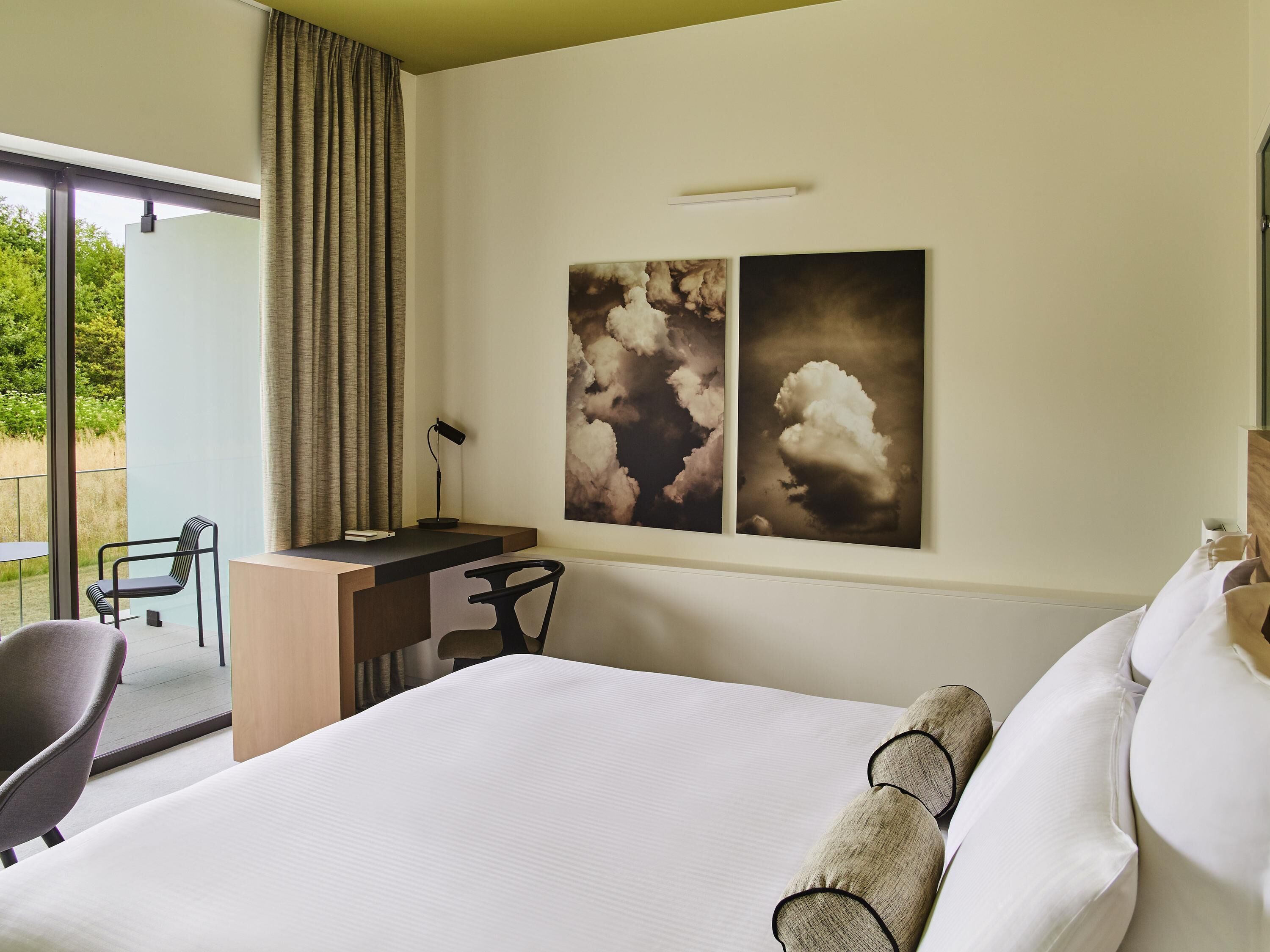 Superior-rum - 1 kingsize-säng - terrass (Forest View) | Sängtillbehör av högsta kvalitet och minibar