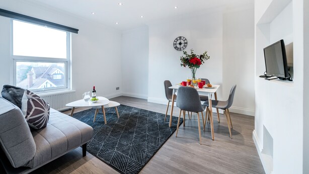 Chambre Double pour 1 personne | Coin séjour