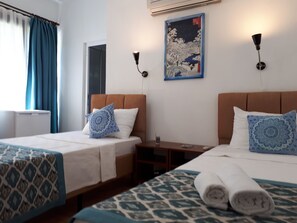 双人房或双床房, 1 间卧室 | 埃及棉床单、高档床上用品、迷你吧、客房内保险箱