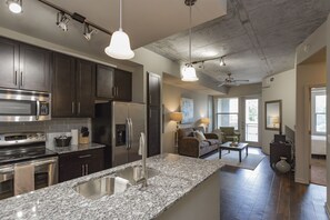 Departamento, 1 habitación, cocina | Cocina privada