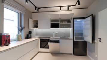 Design House, 4 Bedrooms | Private kitchen | Full-sized fridge, microwave, dishwasher, electric kettle