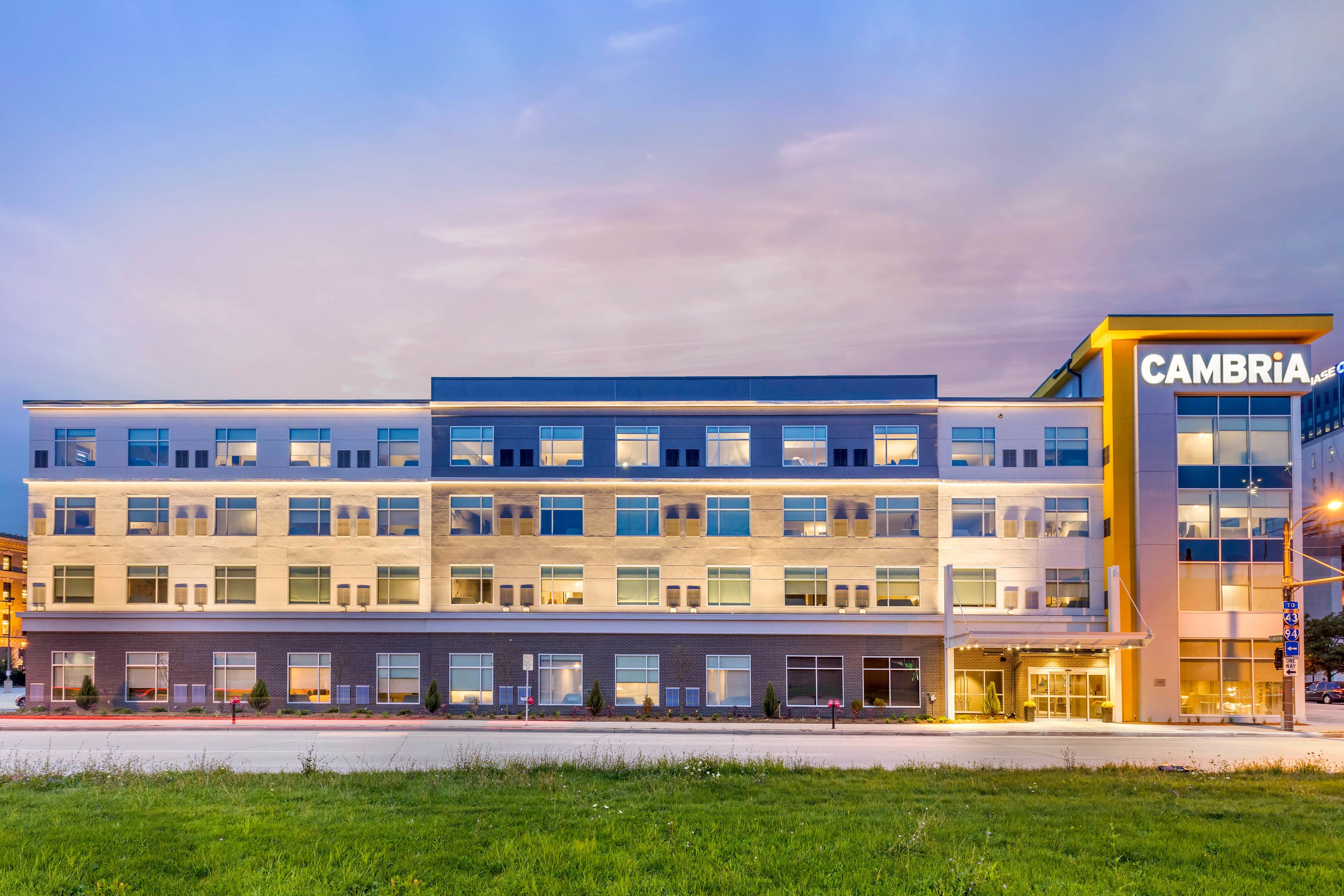 front of property – evening/night