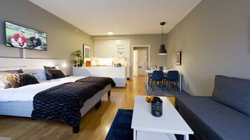 Studio Large | Chambres insonorisées, lits bébé (en supplément)