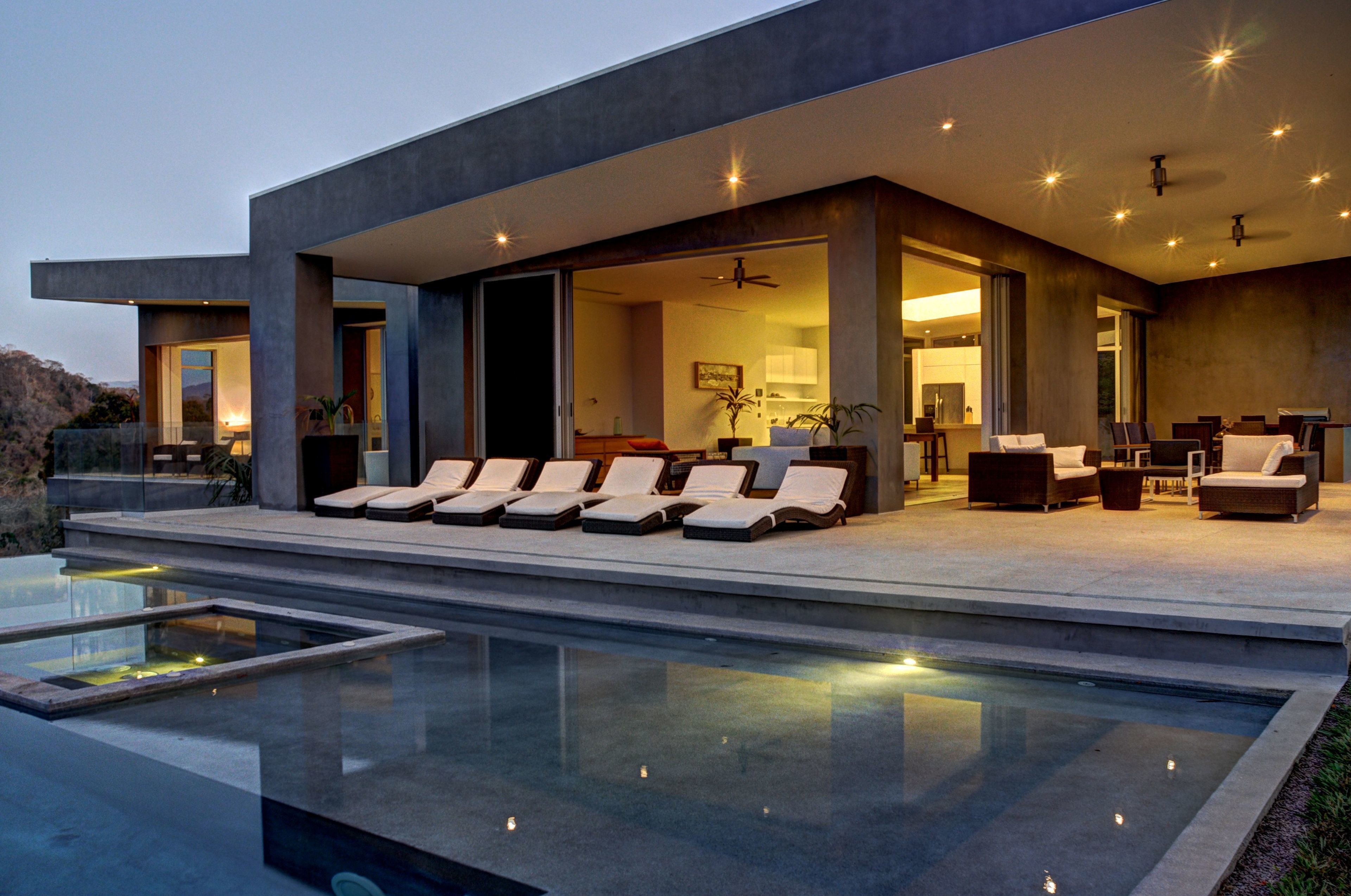 Front of property - evening/night