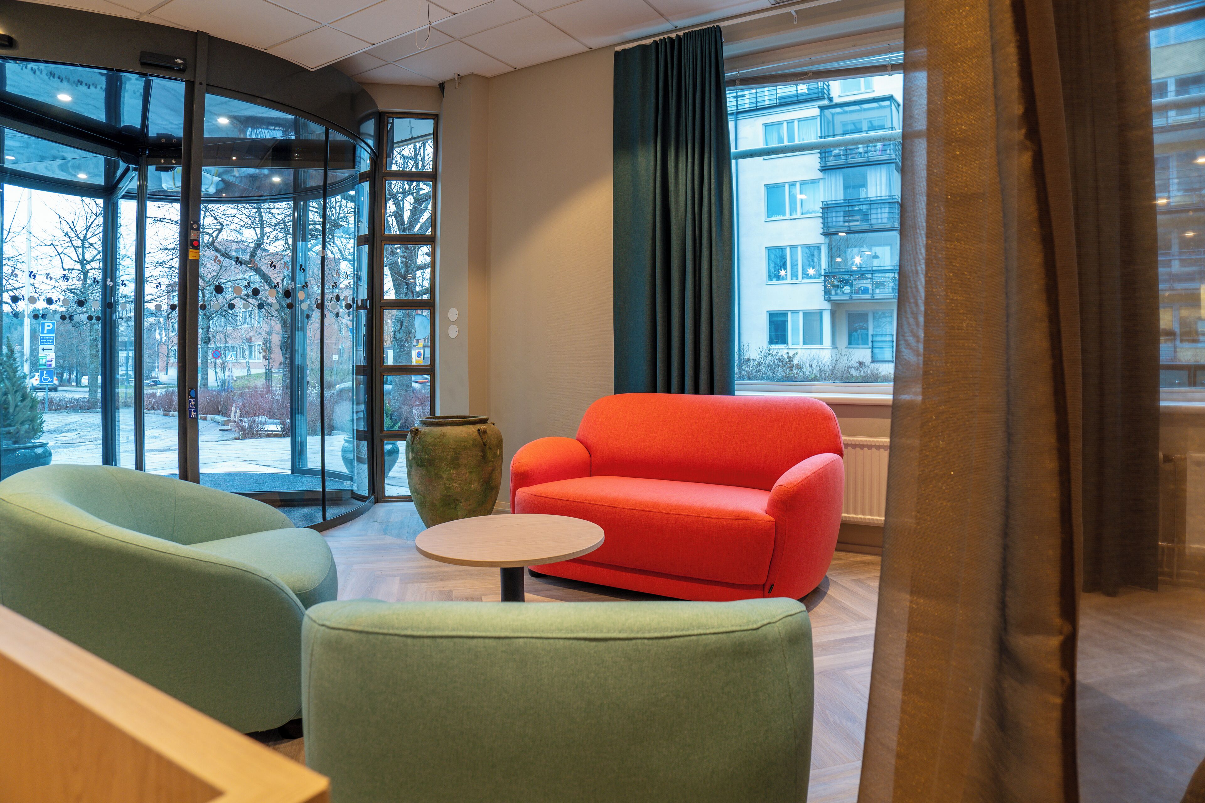 Sala de estar en el lobby