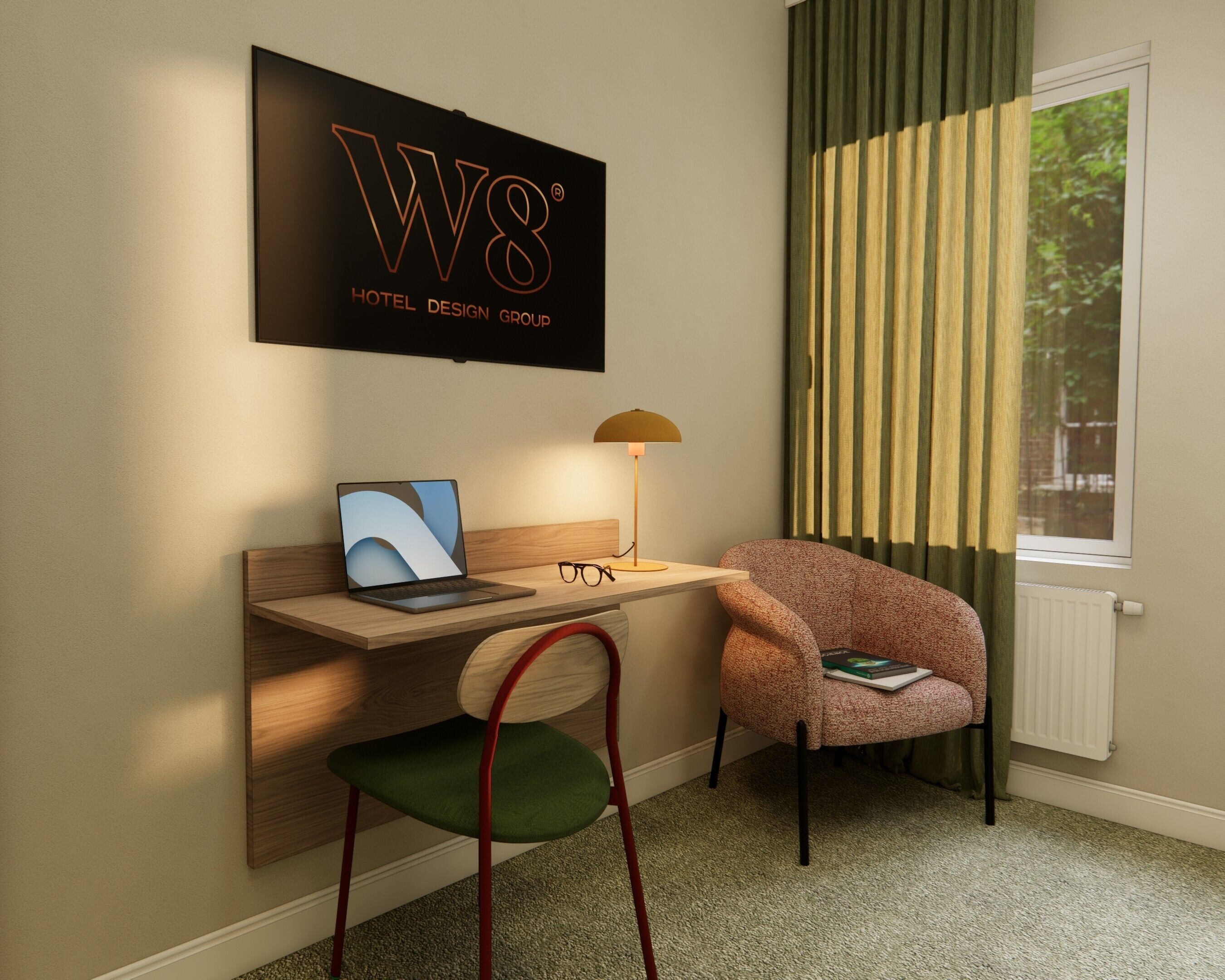 Laptop workspace, free cots/infant beds, free WiFi, bed sheets