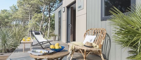 Mobile Home Deluxe, 2 chambres, terrasse