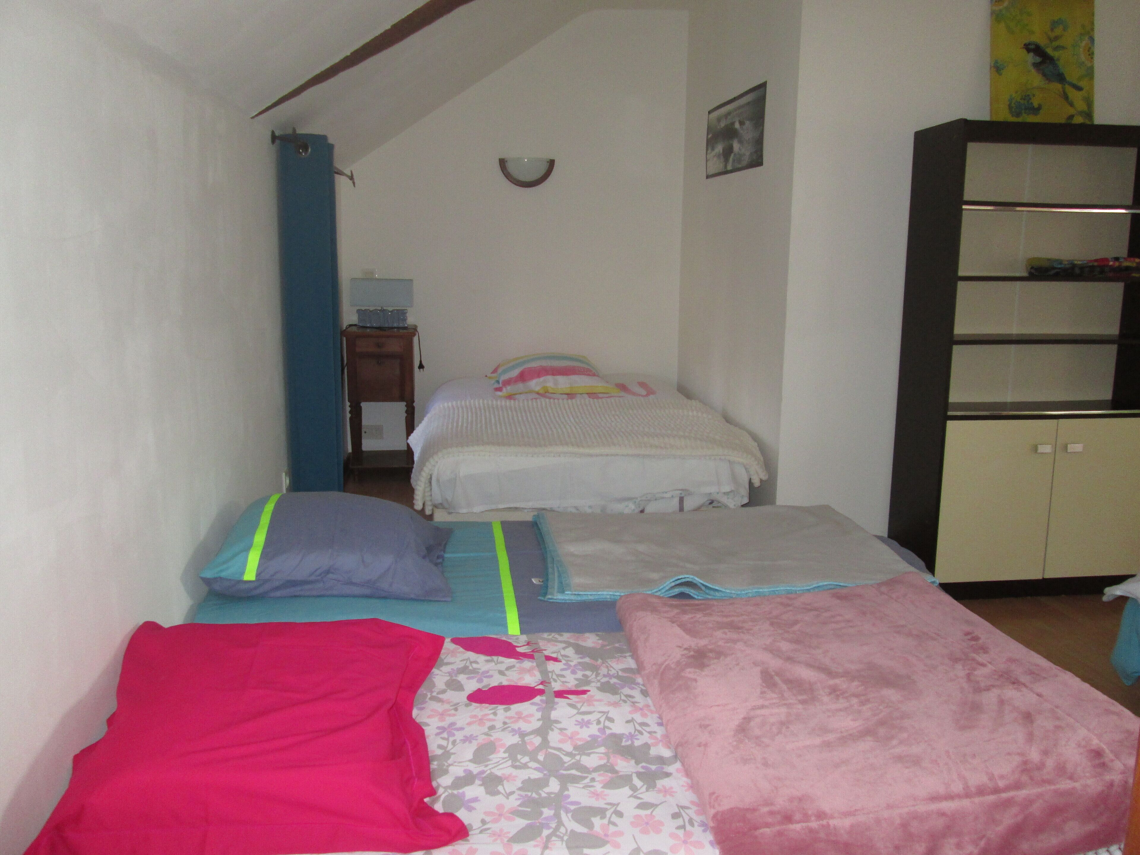 Longère house on a wooded park