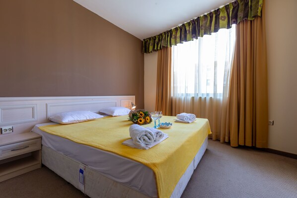 Iron/ironing board, cots/infant beds, free WiFi, bed sheets