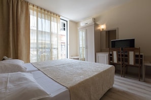 Iron/ironing board, cots/infant beds, free WiFi, bed sheets