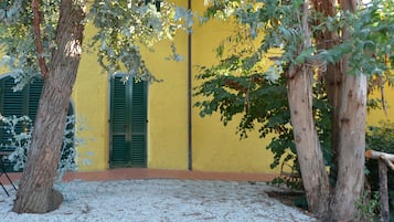 Doppel- oder Zweibettzimmer, Gartenblick | Ausblick vom Zimmer