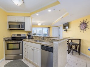 Microwave, dishwasher