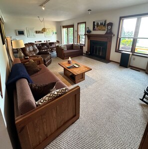 TV, fireplace - Walloon Lake cottage located on the West Arm! (Petoskey)