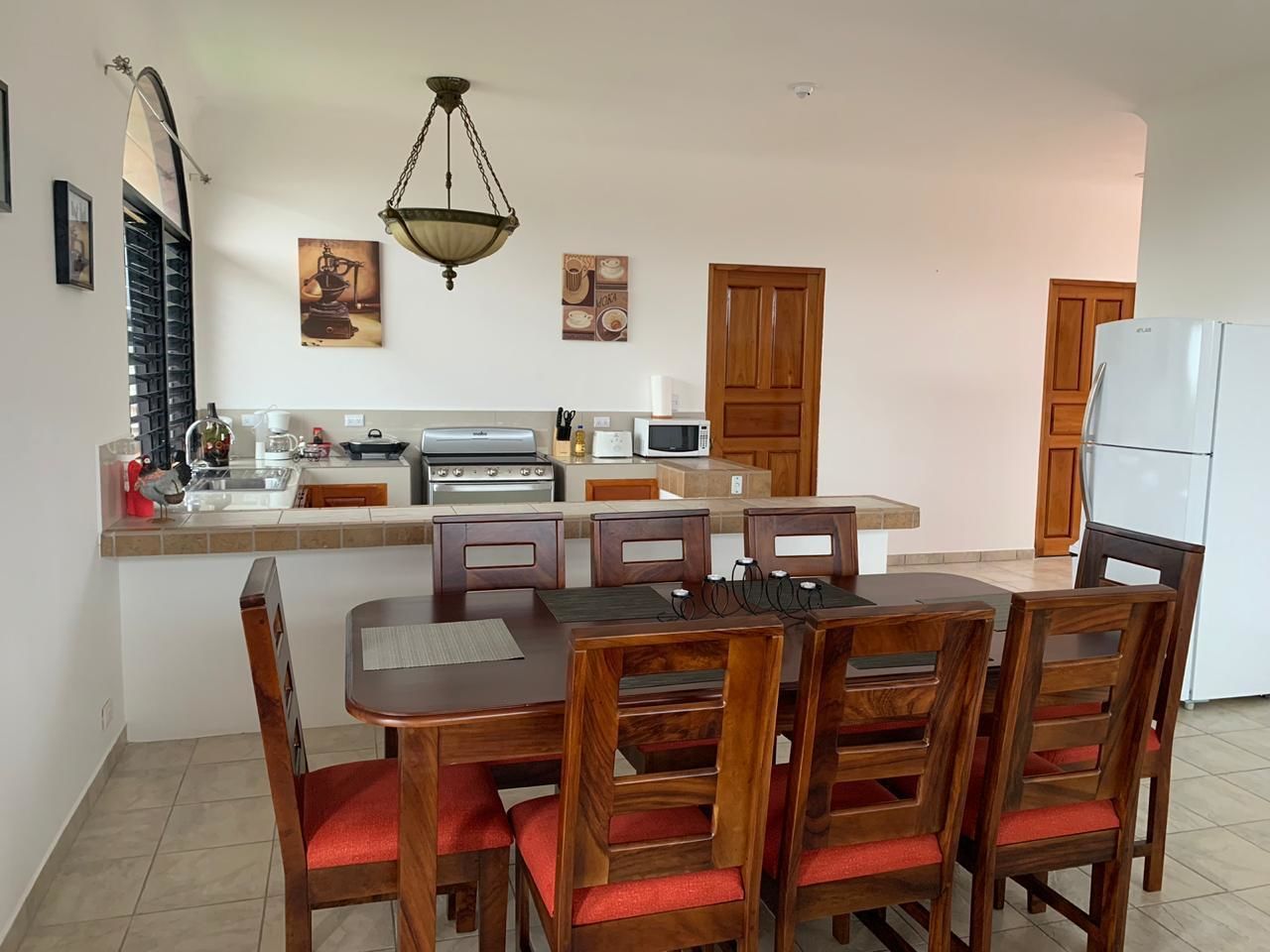 Luxury House, 2 Bedrooms, Jetted Tub (Volcano View) | Private kitchen | Fridge, microwave, oven, rice cooker