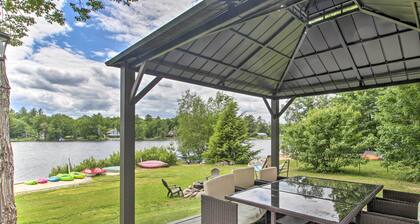 New Hampshire Home w/ Private Beach, Dock & Rafts!