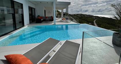 "Villa Le Point" moderni muotoilu / Taide / Näkymä Saint-Barth ...