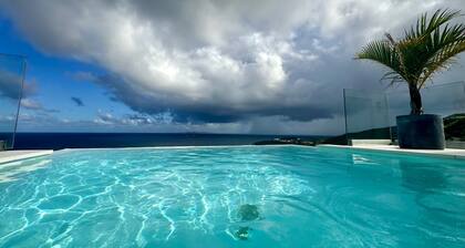Villa Le Point d'Architecte, VUE IMPRENAGLE sur Saint Barthe, PISCINE CHAUFFĂE