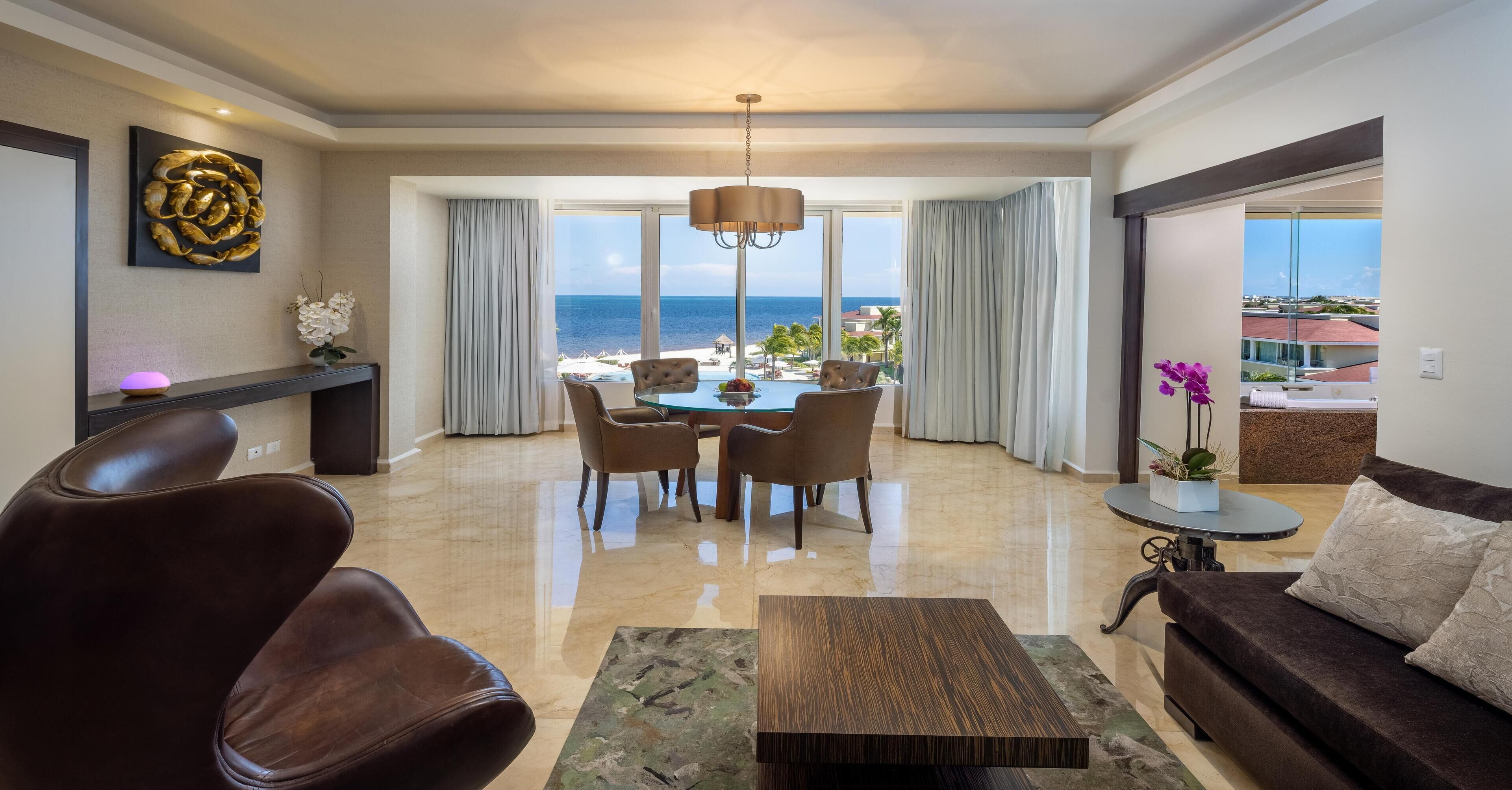 Superior Governor Suite Ocean View - King Size Bed | Premium bedding, down comforters, memory foam beds, minibar