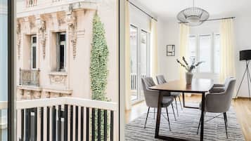 Apartamento Deluxe | Zona de estar | Una televisión, Netflix, servicios de streaming