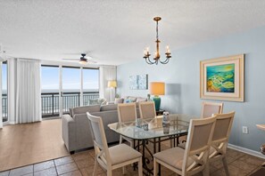 Dining - Tropical 5th Floor Oceanfront Condo, Outdoor Hot Tubs | Crescent Shores - N 503 (North Myrtle Beach)