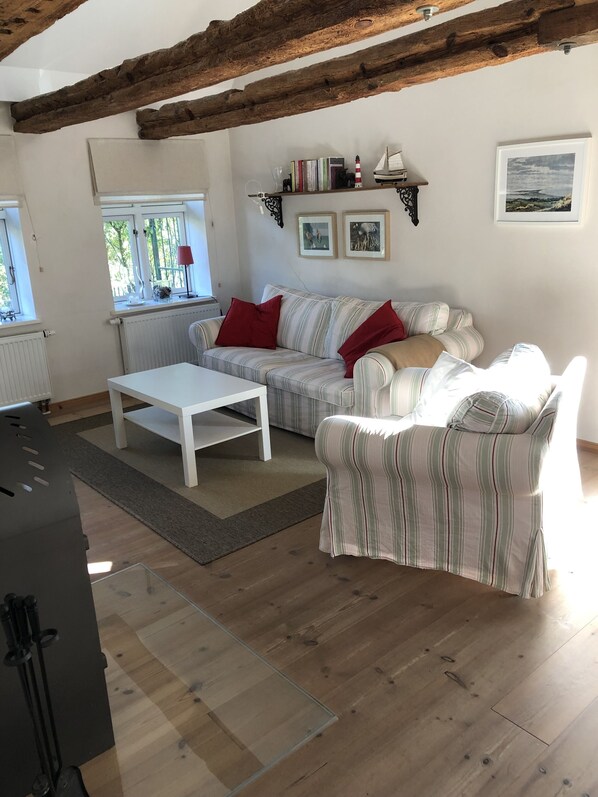 Télévision, lecteur de DVD, livres, chaîne hi-fi