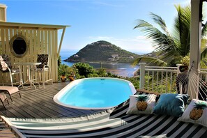 Outdoor pool - 4 large bedrooms/4 full bathrooms. Pool/Beautiful Ocean views/hot tub. Cruz Bay! (St. John, VI)