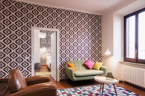 Living area - TrastevereHome - Secret Calisto Amazing View Trastevere Rooftops (Roma)