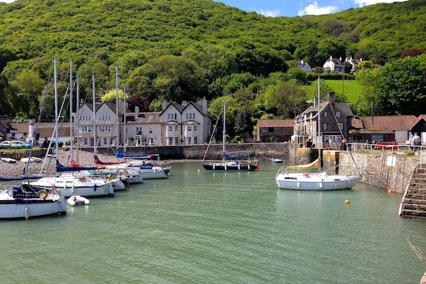 Enjoy the 1.5 mile woodland and coastal walk to picturesque Porlock Weir