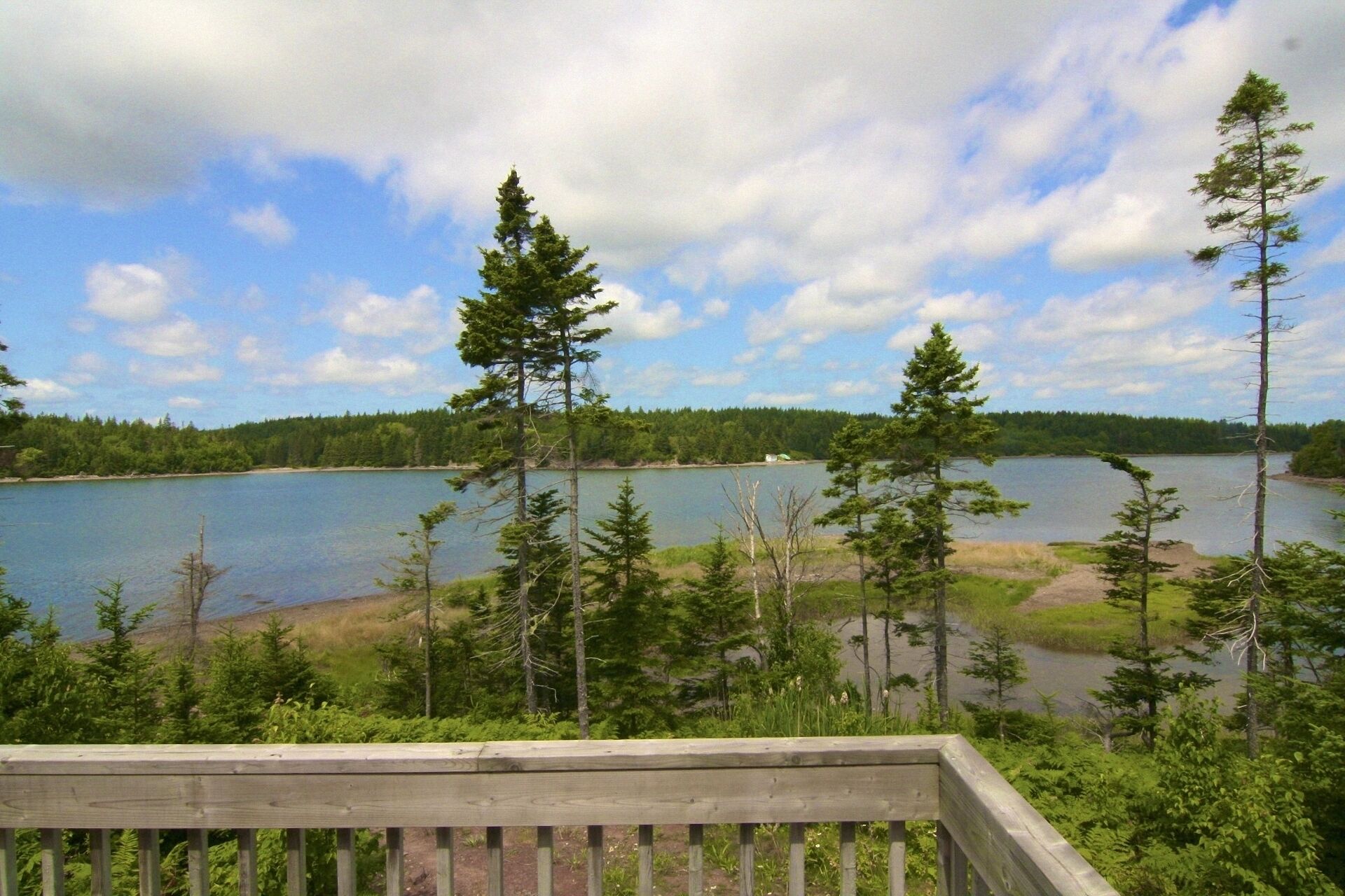 view to River Inhabitants on one site of the House