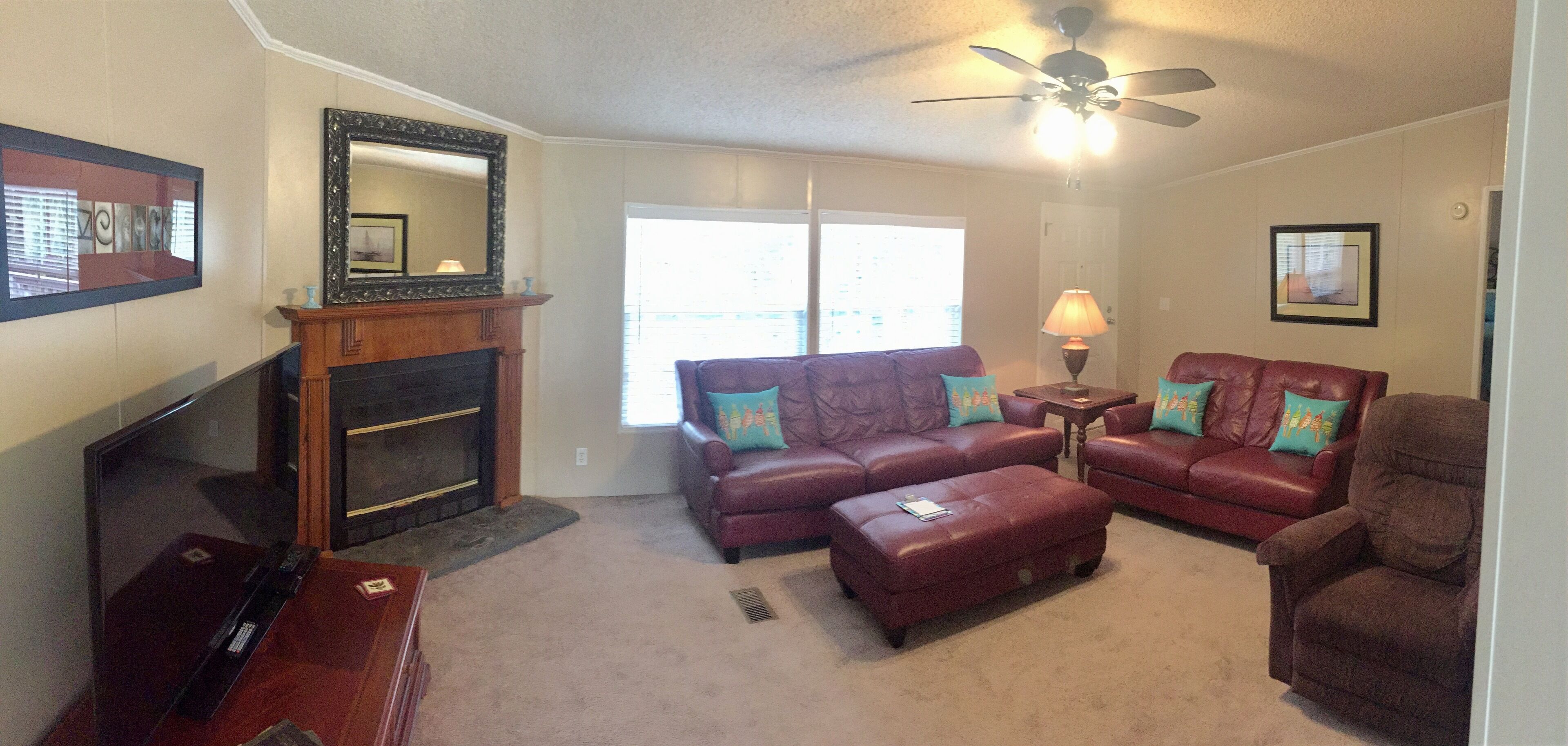 Updated Home across the street from the lake. With Private Dock and Land.