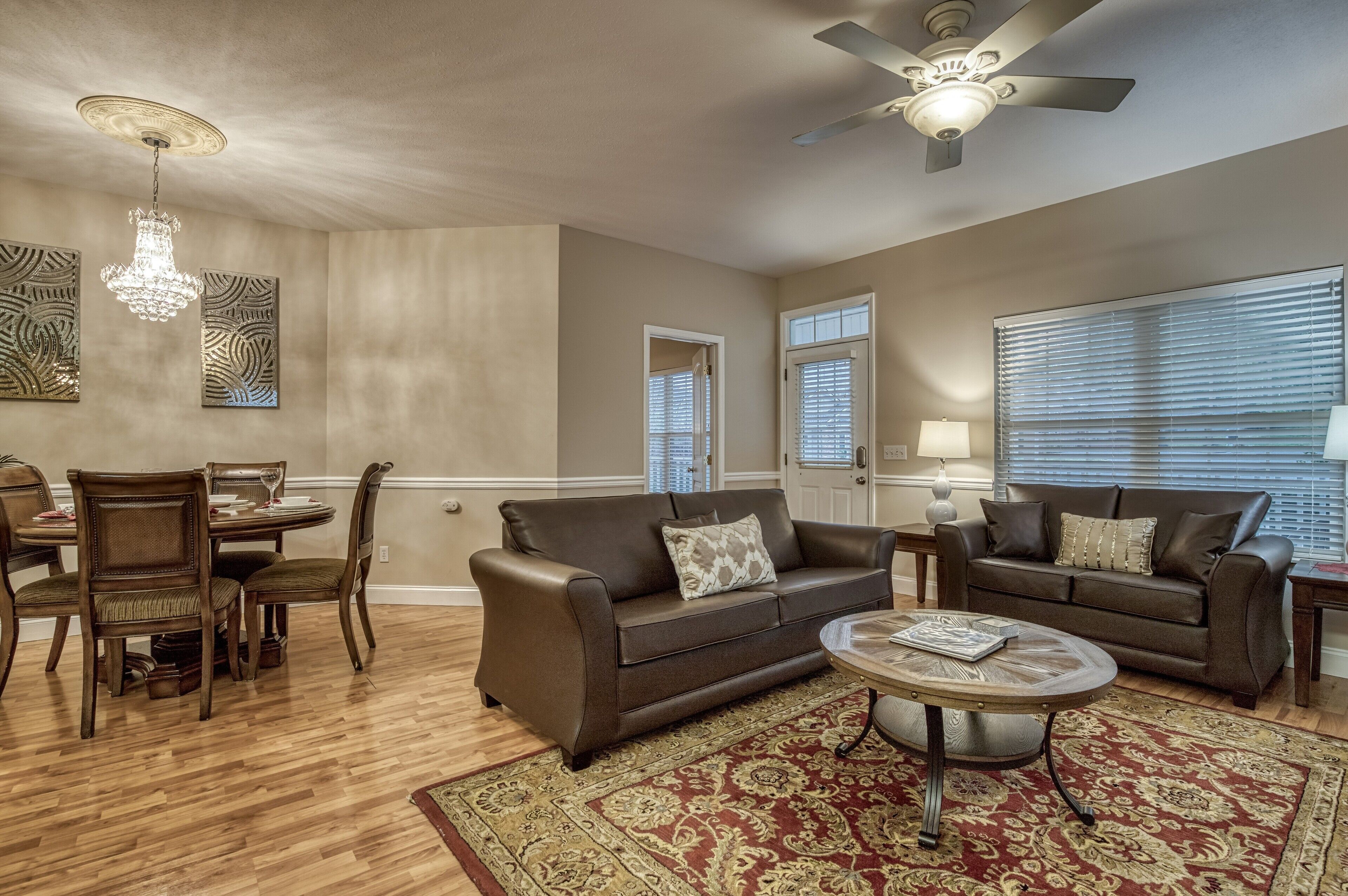 TV, fireplace, table football