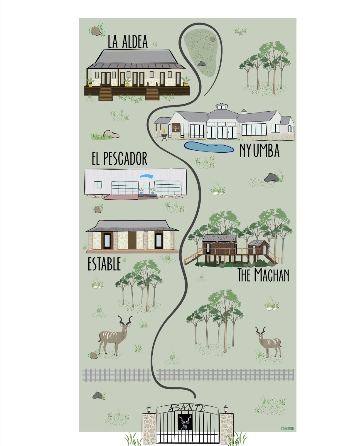 Gaucho Room- Estable Building - Asante Lodging & Events