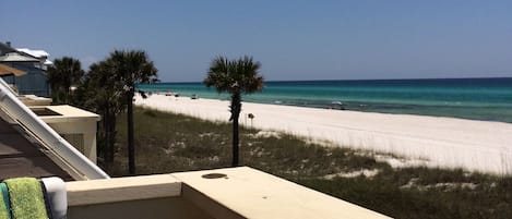 looking out from your deck