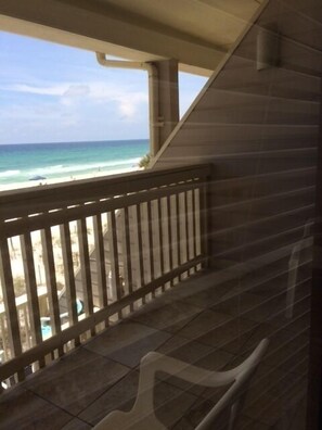 deck off the master bedroom overlooking view