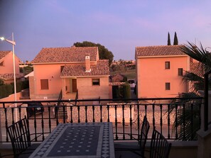 Outdoor dining - App,  2 bedroom 2 terraces, Swimming pool + Parking (Algorfa)