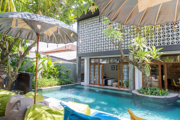 Terrace/patio - Interconnection Hostel (Kuta)