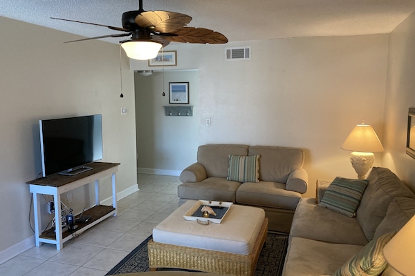 TV equipped with Fire Stick (Hulu and Amazon Prime Video included).